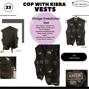 Vintage Embellished Vest